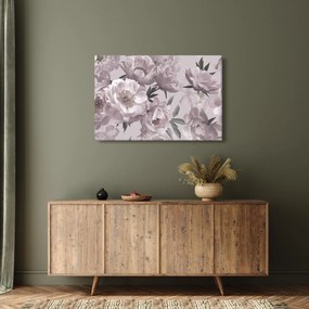 Kép - Vintage bazsarózsa virágok (90x60 cm)
