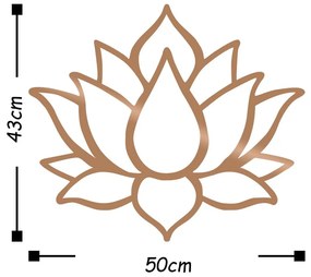 Lotus aranyszínű fali dekoráció - Wallity