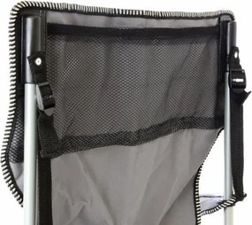 DIVERO Kempingszék összecsukható szürke