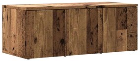 TV szekrény Régi fa 80x34x30 cm Gépelt fa