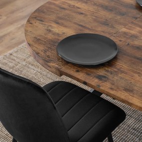 Bővíthető Étkezőasztal Rusztikus Tölgy Színben. LUKAS 100-250 cm