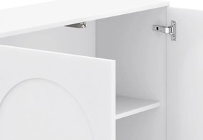 4 Ajtós Komód Matt Fehér Színben. ARCO