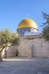 Poszter 40x60cm Al-Aksza mecset, Assaf Frank