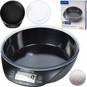 Pontos Konyhai Mérleg 1G 5KG Elektronikus Tål Szett Elemek