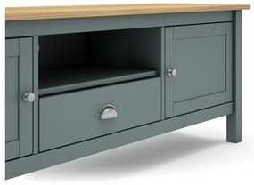 Szürkészöld borovi fenyő TV-állvány 158x53x40 cm Misti – Marckeric