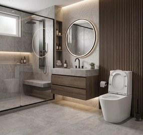 Erga Tina, kombinált WC-csésze 620x365x820 mm, Tornado 2.0 + WC-ülőke, fényes fehér, ERG-V03-TINA-TO2-WH