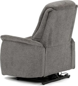 Elektromos relax fotel állítható háttámlával szürke szövet TV-Q8575 GREY2