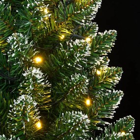 vékony műkarácsonyfa 150 LED-del 150 cm