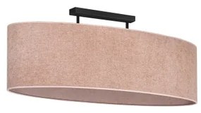 Duolla - Felületre szerelhető csillár OVAL 2xE27/15W/230V rózsaszín