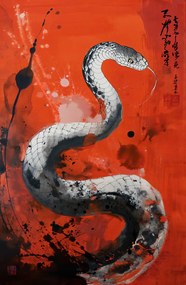 Poszter 53x81cm Sárkánykígyó lélegzet