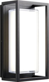 ENDON 80547 FRAME Modern Kültéri Fali Lámpa Fekete LED IP44