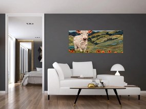 Kép - Kötött motívum utánzata (120x50 cm)