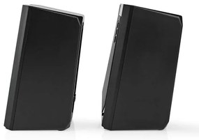 Nedis GSPR31020BK - KÉSZLET 2x LED RGB Gaming hangszóró 18W/5V