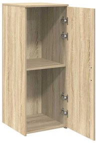 tároló szekrény sonoma tölgy 40x45x103,5 cm szerelt fa