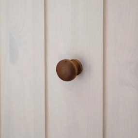 Fehér borovi fenyő előszoba bútor 55x100x2 cm Anita – Støraa