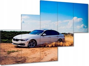 Vászonkép 150x105 Bmw Drift a homokban