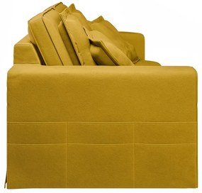 Sárga kanapé 196 cm Nora – Ropez