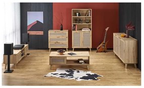 Rustico TV állvány, artisan tölgy