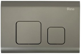 WC vezérlő gomb F type Nickiel INOX