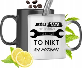 Mágikus Bögre Apukáknak Színváltós Nyomtatott Fotóval