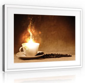 Vászonkép, Kávé varázs, 100x75 cm méretben