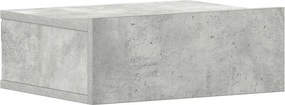 vidaXL betonszürke szerelt fa függő éjjeliszekrény 40 x 30 x 15 cm