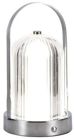 LED Dimmelhető asztali lámpa LED/1W/5V 3000-6000K 1800 mAh króm