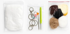 4 db-os állatos horgoló készlet kezdőknek
