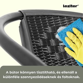 Elzas 4+1 kerti bútor garnitúra szett