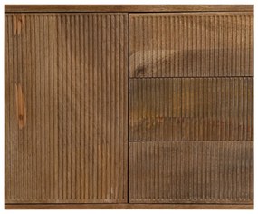 Natúr színű mangófa alacsony komód 174x75 cm Apricot – Ixia