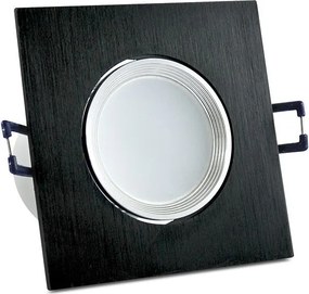 POLUX 301857 MOON Kültéri Mennyezetbe Építhető Lámpa Fekete LED IP40