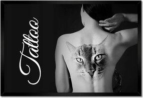 Poszterek keretben 60x40 Tetovált lány