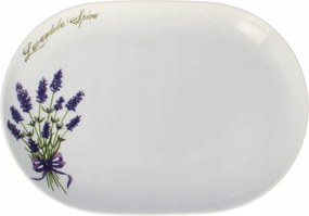 Lubiana Boss Ovális Tál Ételhez/Snackhez 1 db 28 cm-es Porcelán Lila (Levendula)