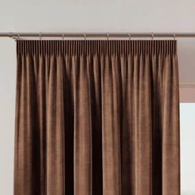 Velvi Szalagfüggöny 140x260cm, barna szín