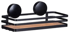 WENKO 24979800-ALBA polc 26,5x12,5 cm fekete/barna