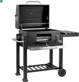 Multifunkciós faszenes kerti grillsütő