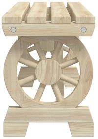 tömör fenyőfa kerti pad 115 cm