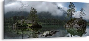 Fák a tóban képe (120x50 cm)