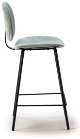 Világoskék bárszék szett 2 db-os (ülésmagasság 66 cm) Arus – Marckeric