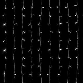 Karácsonyi függöny világítás 2*2m hideg fehér IP44