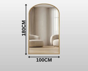 Oval 100x180 - Gold