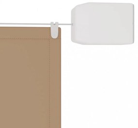 tópszínű oxford-szövet függőleges napellenző 100x1000 cm