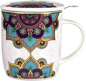 Mandala teásbögre Türkizkék 400 ml
