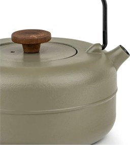 Khaki öntöttvas teáskanna szűrővel 750 ml Henan – Bredemeijer