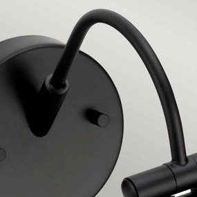 Elstead klasszikus LED falikép világítás alton fekete elsalton-pl-s-blk