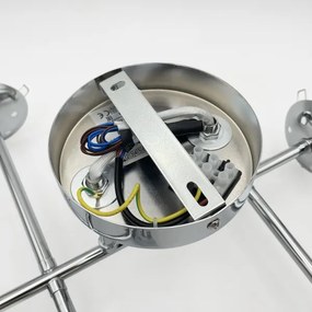 Brilagi - Felületre szerelhető csillár MALONY 6xE14/20W/230V fényes króm