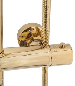 Termosztátos zuhanyszett Lungo gold