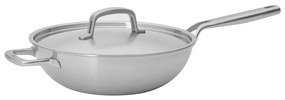 Wok rozsdamentes acél serpenyő fedővel ø 30 cm Lucca 3.0 – FABINI