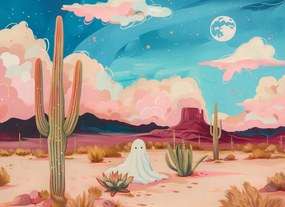 Poszter 55x40cm Szellem a kaktuszok között