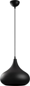 Sağlam 3774 fekete-arany fém függőlámpa, Ø30 cm